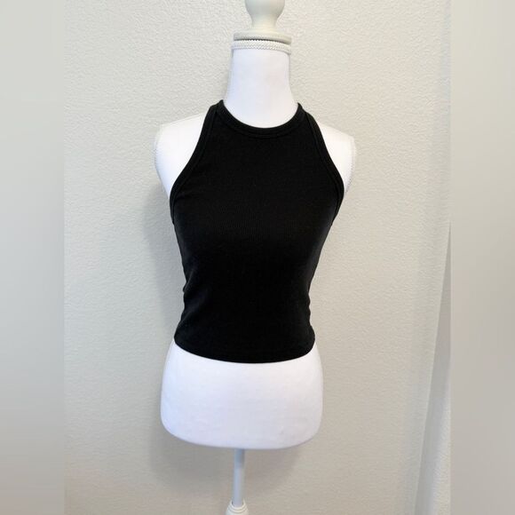 Abercrombie & Fitch Essentials High-Neck Rib Tank - Picture 1 of 4